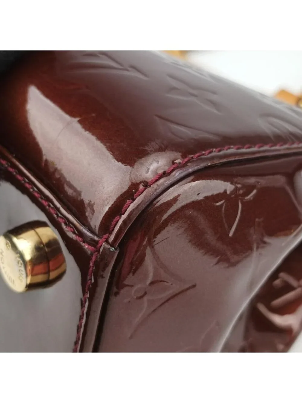 Louis Vuitton Blair MM Rouge Fauvist Vernis Shoulder Bag